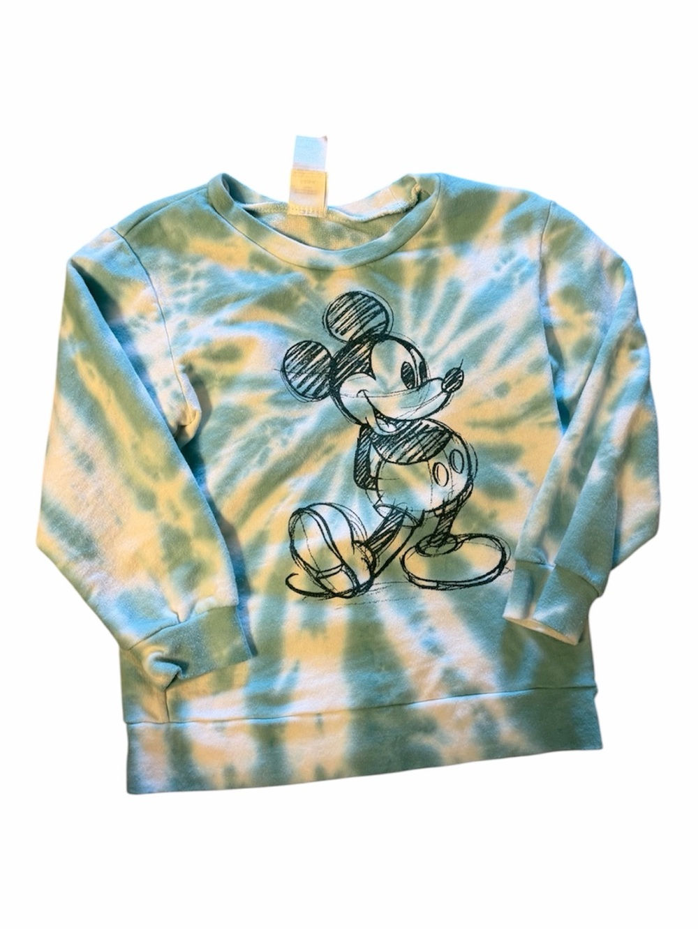 Disney Mickey Mouse Kids Tie-Dye Sweatshirt in 4T